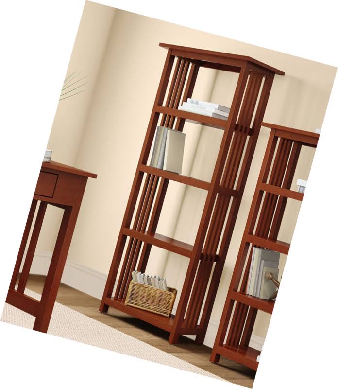 Alaterre Furniture Mission 60 in. Bookcase - Cherry
