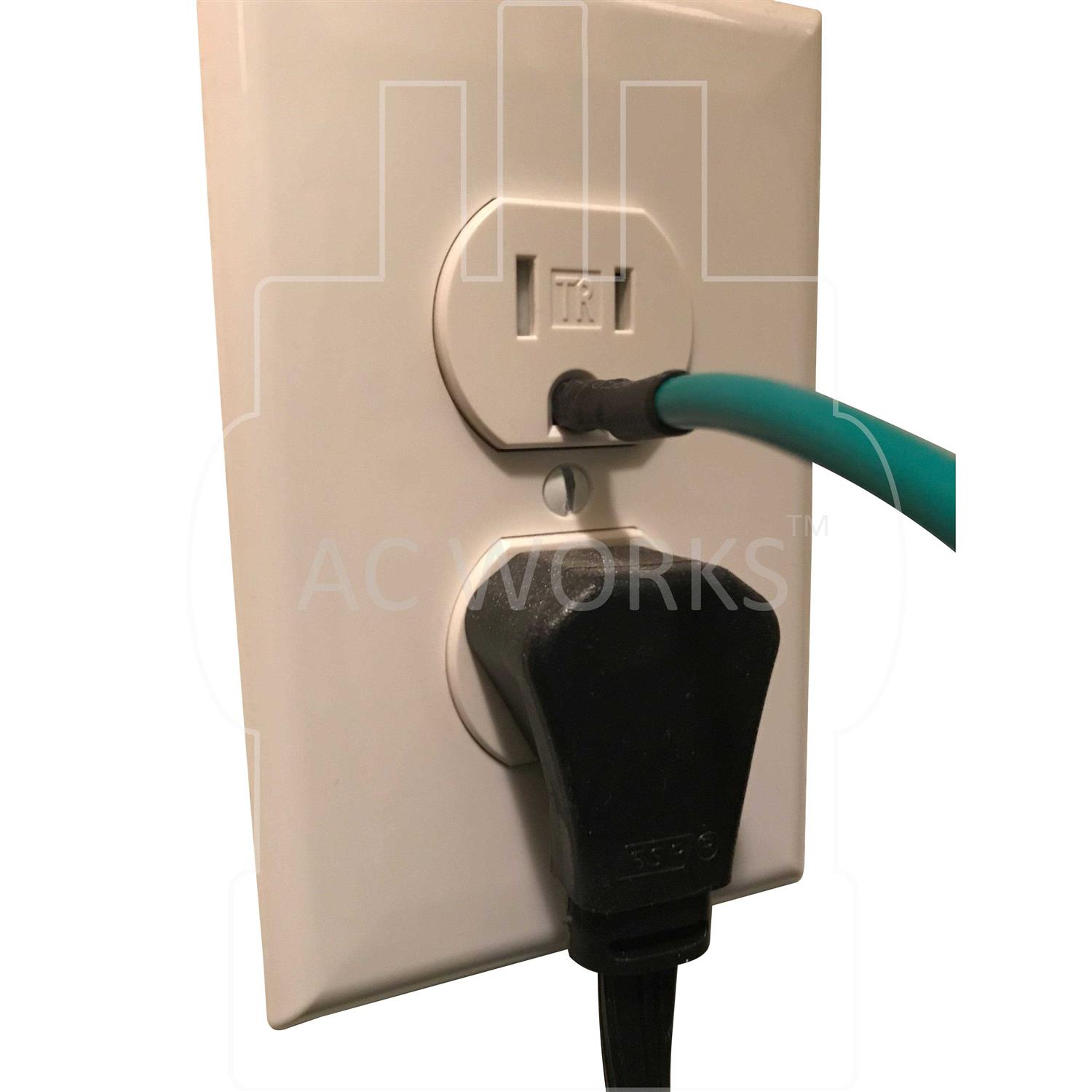 AC WORKS 1.5 ft. 3-Prong 30 Amp Dryer Plug to 4-Prong Dryer Female Connector Adapter S10301430-018 - Shop Hardware Tools Online Store