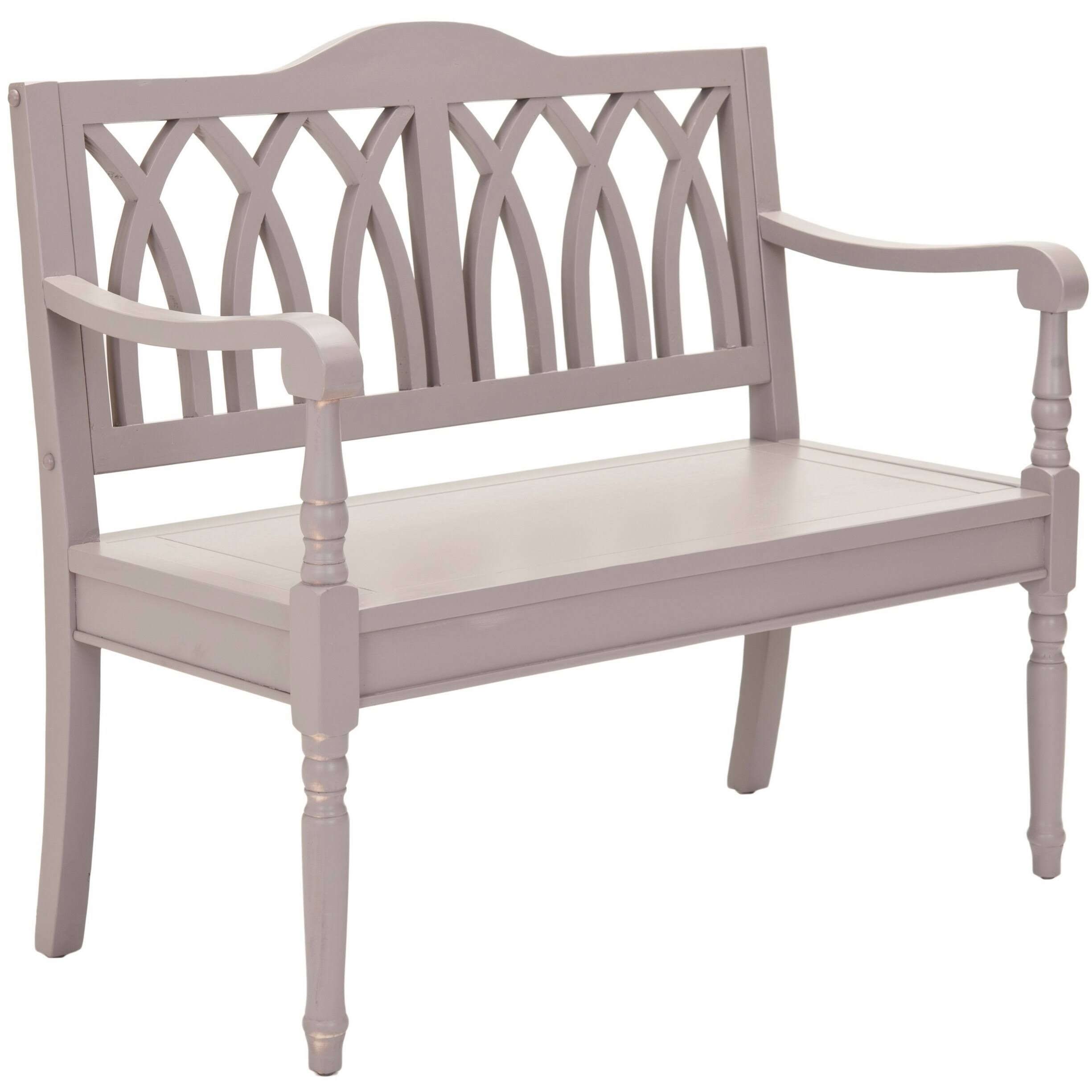 Safavieh Benjamin Bench, Grey