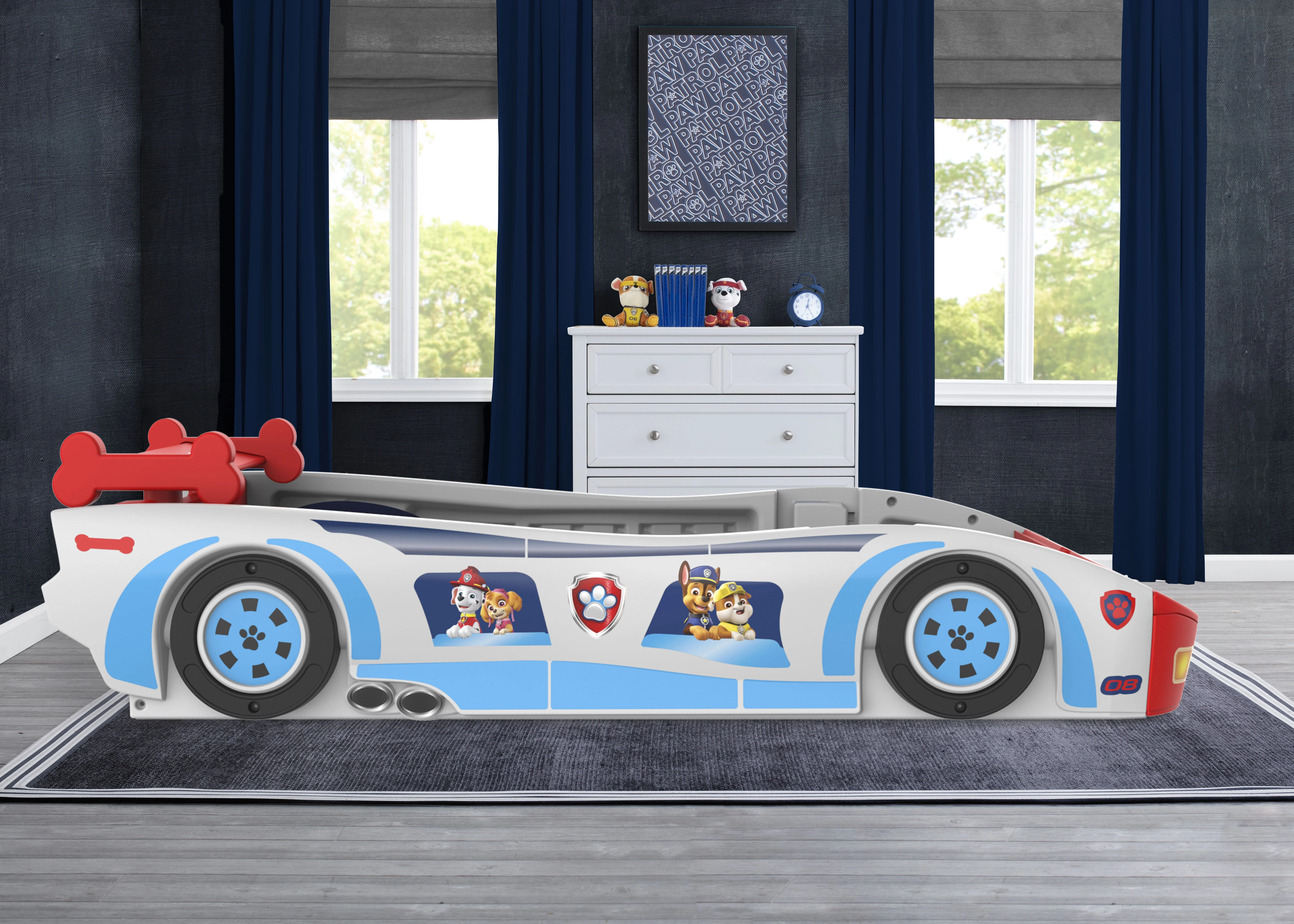 Nick Jr. Paw Patroller Car Twin Bed by Delta Children