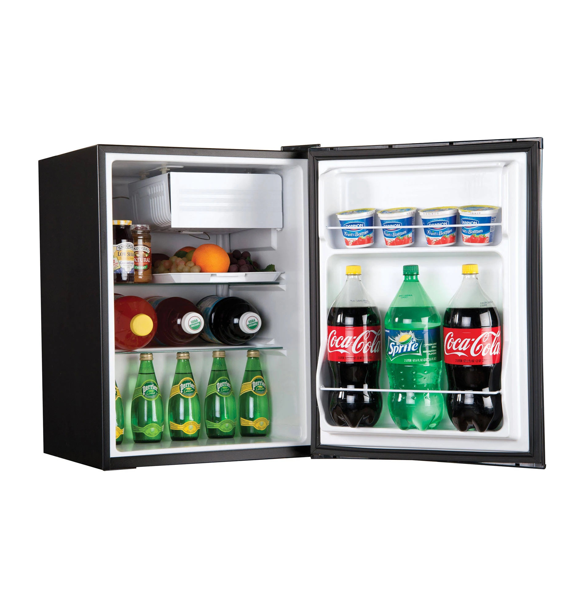Haier 2.7CF Estar Compact Refrig Blk, Black
