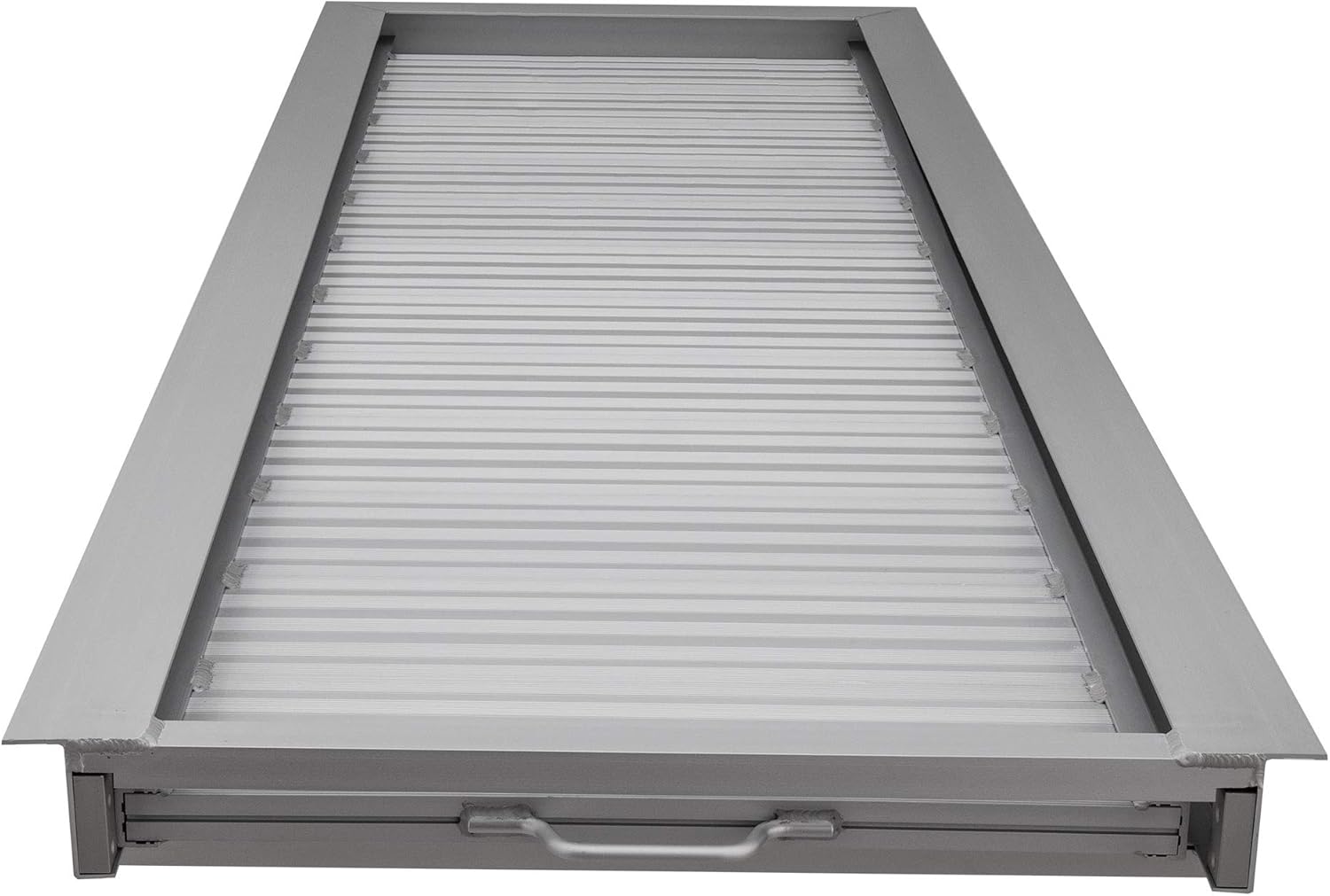 RecPro Pontoon Boat Aluminum Loading Ramp for Shore and Dock Boarding | 600lb Capacity | Non-Slip Surface