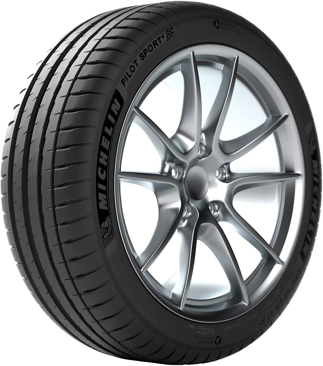 MICHELIN Pilot Sport 4 Summer Radial Car Tire for High Performance Passenger Cars and Sedans; 225/45R18/XL 95Y