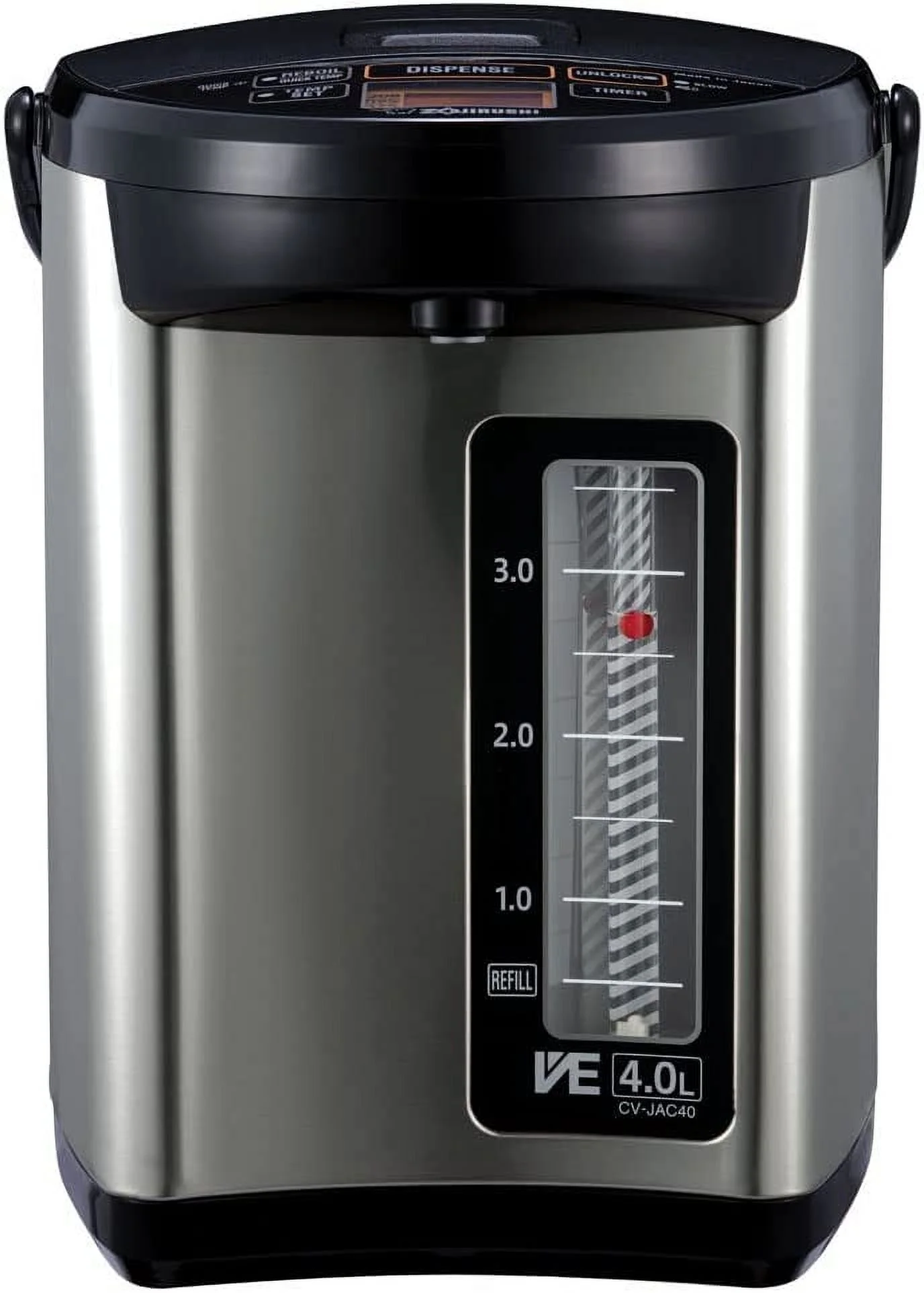 Zojirushi CV-JAC50XB  VE Hybrid Water Boiler &amp; Warmer  5.0 Liter  Stainless Black  Made in Japan