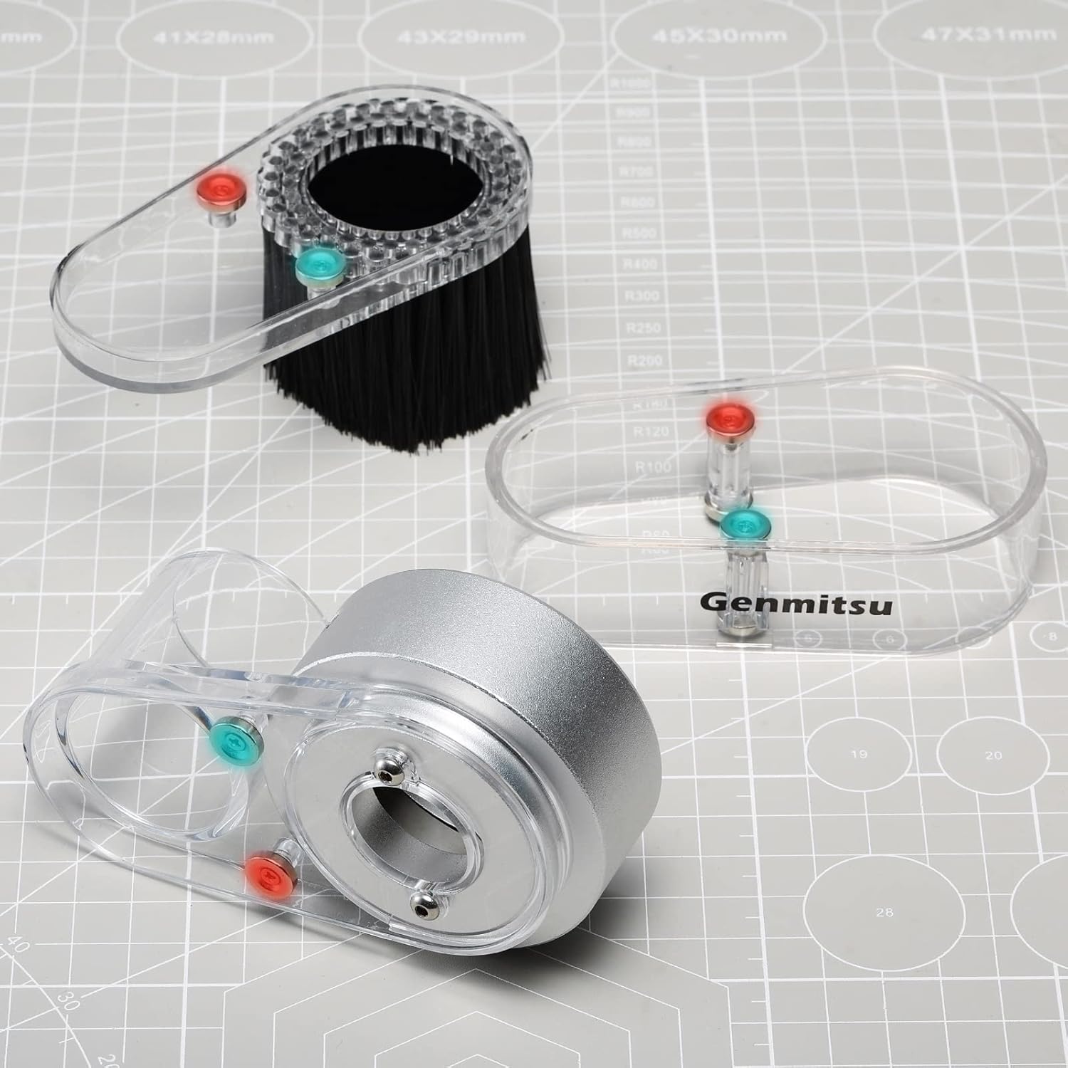 Genmitsu 3030-PROVer MAX CNC Router Machine + CNC ABS Dust Shoe for CNC Machines with a 52mm Diameter Motor
