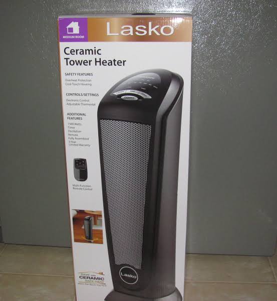Lasko Electric Ceramic Tower Space Heater ,CT22410
