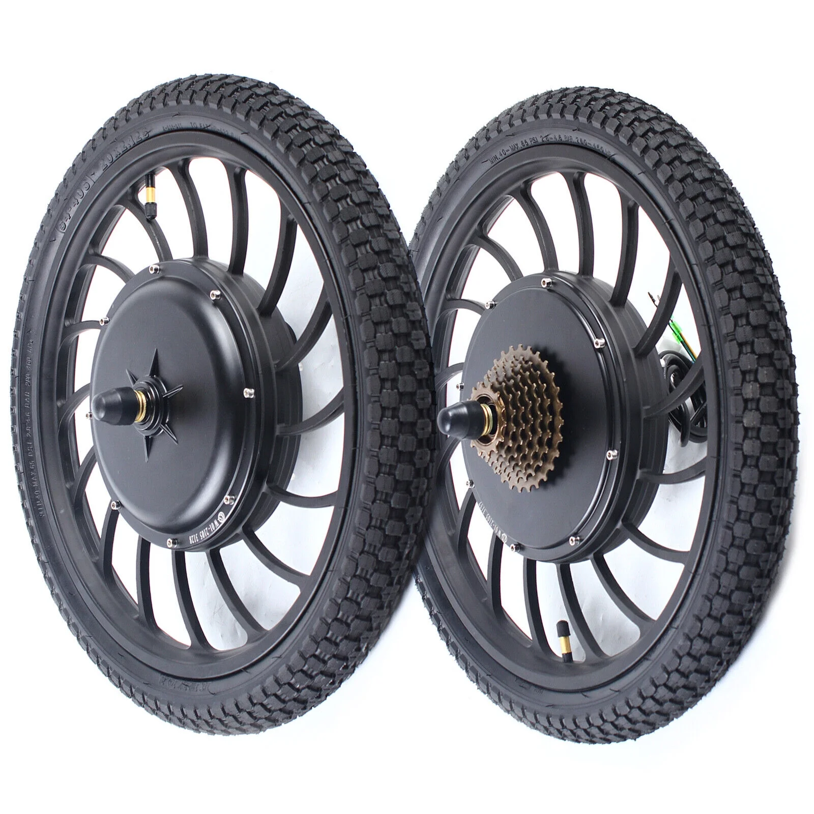 Ebike Electric Bicycle Conversion Kit 20" E-Bike Rear Hub Motor Wheel