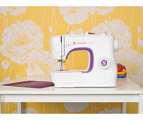 SINGER | M3500 Sewing Machine With Accessory Kit & Foot Pedal - 110 Stitch Applications - Simple & Great for Beginners