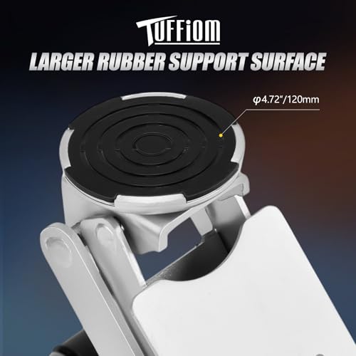 TUFFIOM Low Profile Floor Jack, Heavy Duty Jack with Dual Pistons Quick Lift Pump for Cars & SUVs, Lifting Range 2-19/20" to 20-1/10", Orange