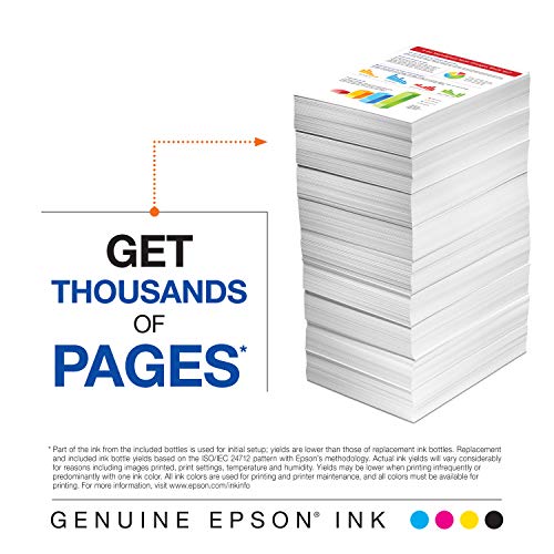 Epson EcoTank ET-2400 Wireless Color All-in-One Cartridge-Free Supertank Printer with Scan and Copy – Easy, Everyday Home Printing, Black
