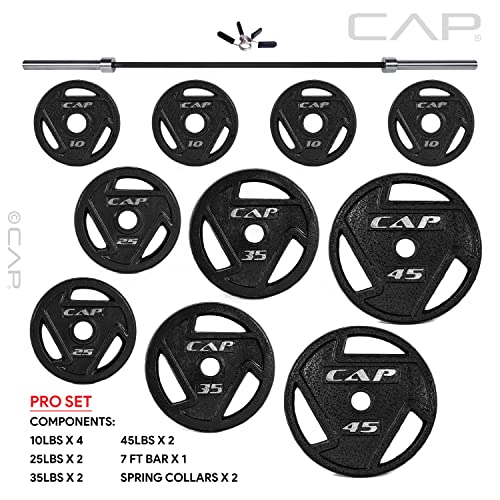 CAP Barbell Starter Olympic Weight Set | Multiple Options