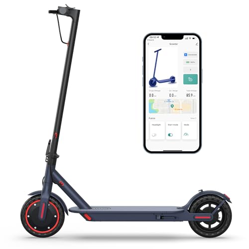 Electric Scooter for Adults, 8.5"/10" Tires, 19/22Mph, 350W/500W Motor, 21-28 Miles Range, Folding E-Scooter with Dual Suspension,APP(V1/SPRO/MAX/PRO)