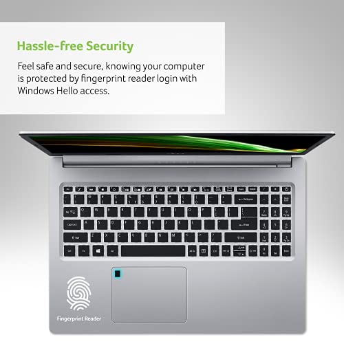 Acer Aspire Go 15 AI Ready Laptop | 15.6" FHD (1920 x 1080) IPS Display | AMD Ryzen 3 7320U | AMD Radeon 610M Graphics | 8GB LPDDR5 | 256GB PCIe Gen4 SSD | Wi-Fi 6 | Windows 11 Home | AG15-21P-R0RR