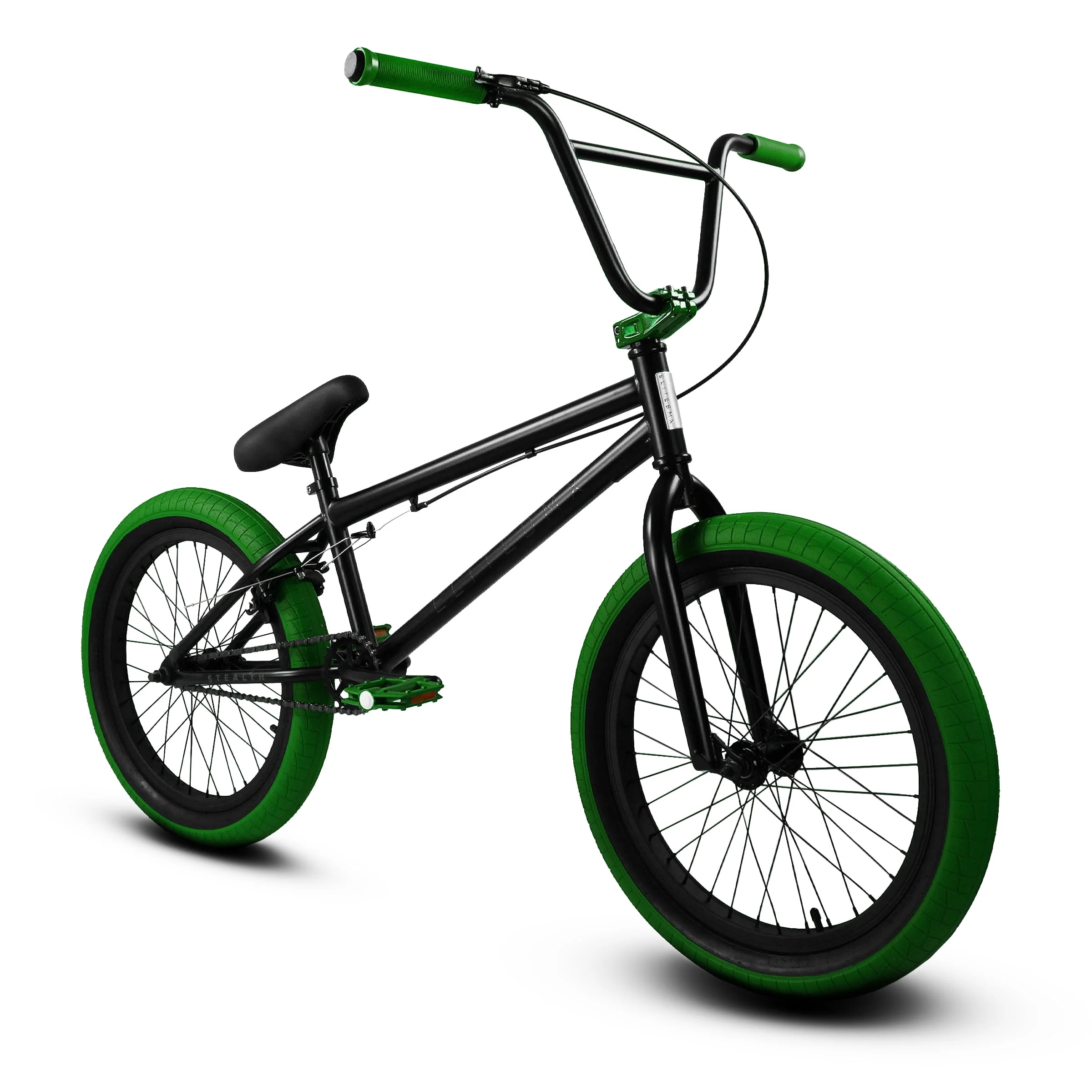 Elite BMX Bike Stealth 20 - Black Green