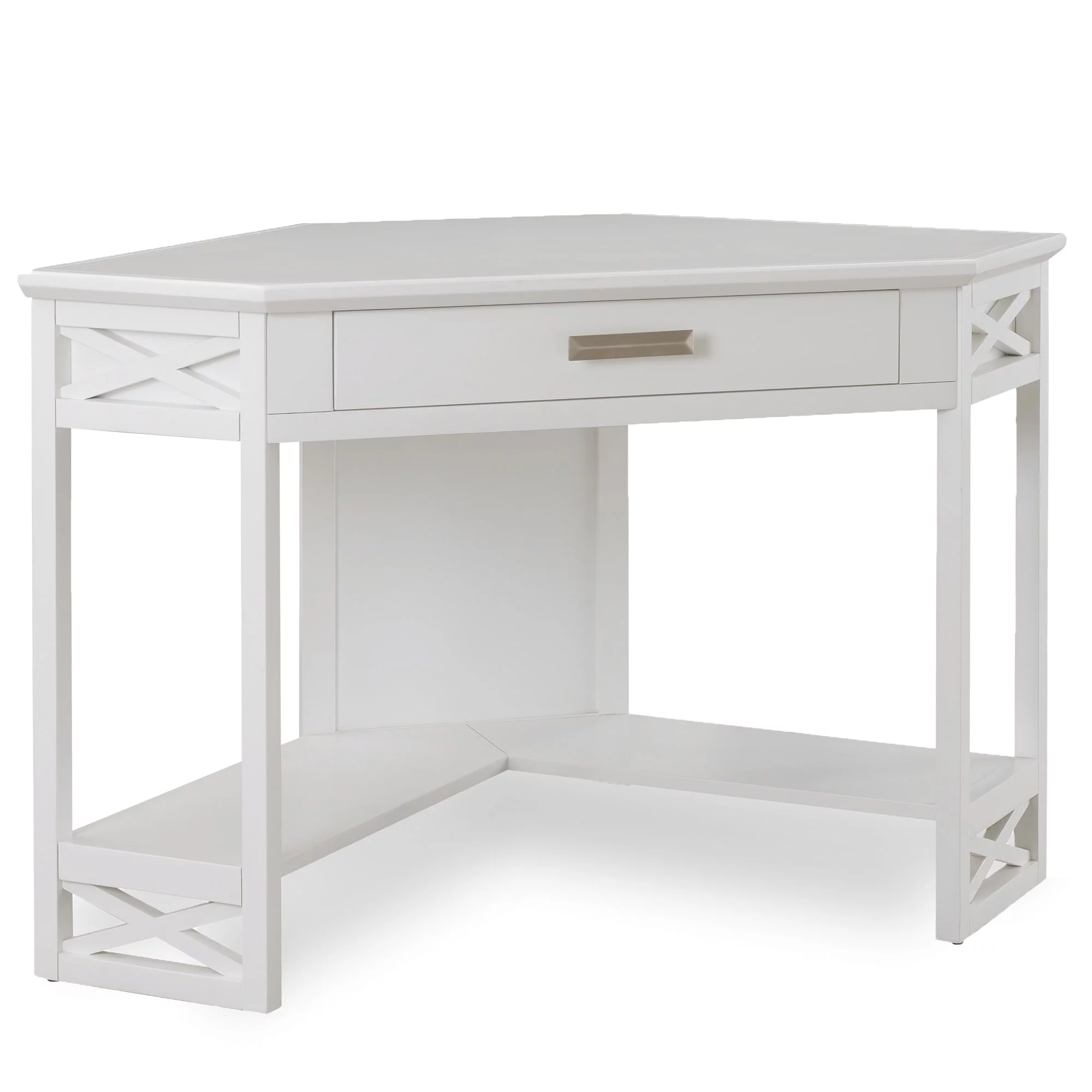 Leick Home Mission Corner Writing Desk Black Oak