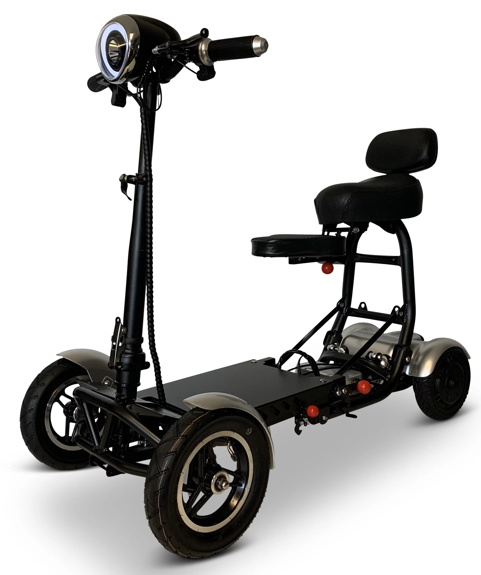 Thrive Medical 4 Wheels Mobility Scooter Electric Scooter Medical Mobility Scooter - Silver - Curated Treasures Market