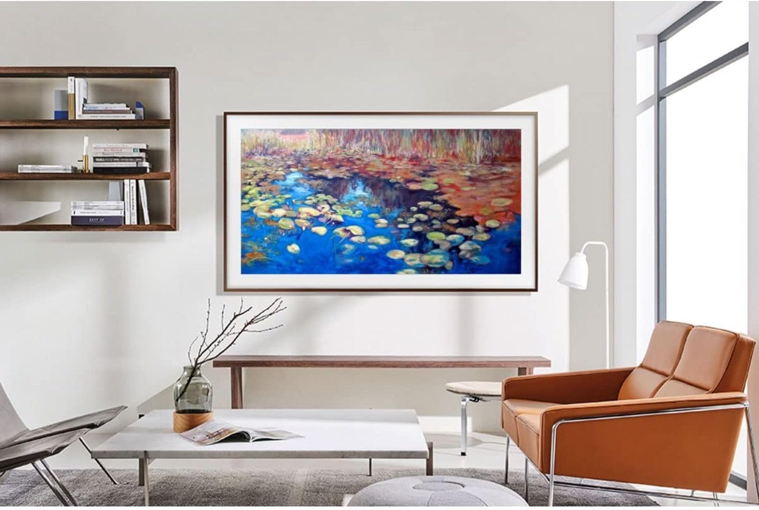 Samsung 65-Inch Class QLED 4K The Frame LS03B Series, Quantum HDR, Art Mode, Smart TV w/Alexa Built-in (QN65LS03BAFXZA, Latest Model) Includes Free 2 Year Warranty