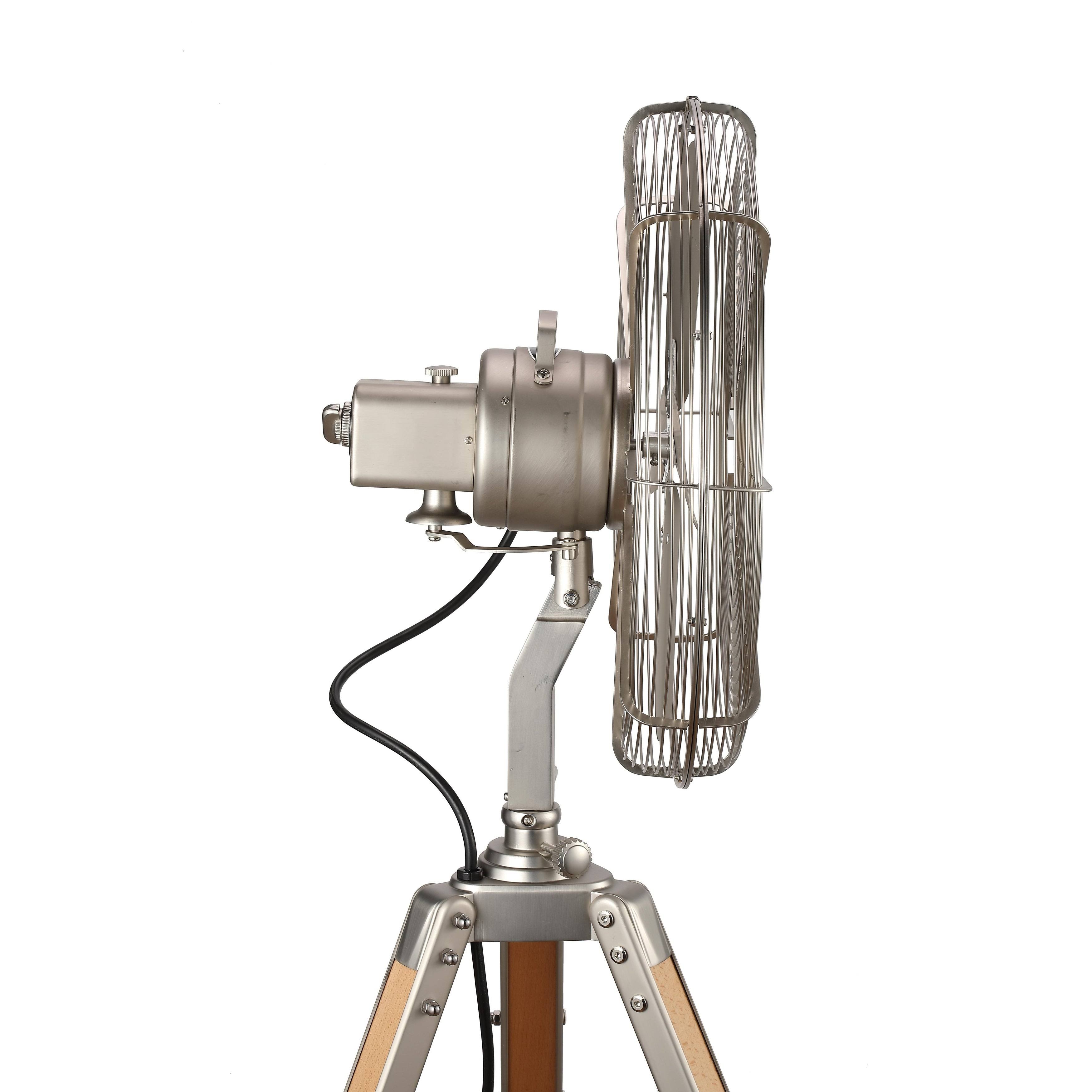 Star Fans Tripod 16&& Oscillating Floor Fan, Black