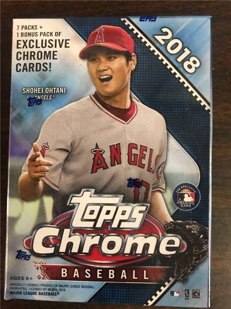 2018 Topps Chrome Baseball Blaster Box (Sealed)