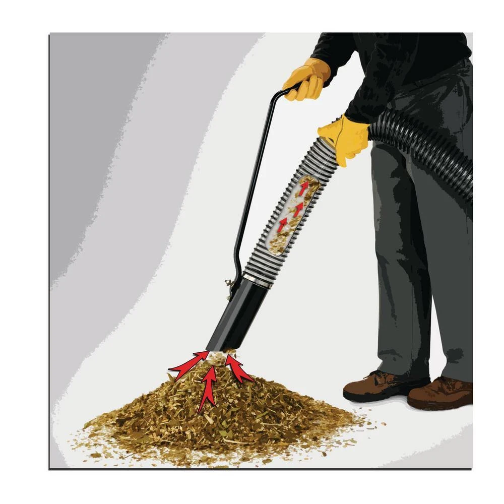 Home Cub Cadet 1.5 in. 159 CC GAS Chipper Shredder Vacuum CSV050