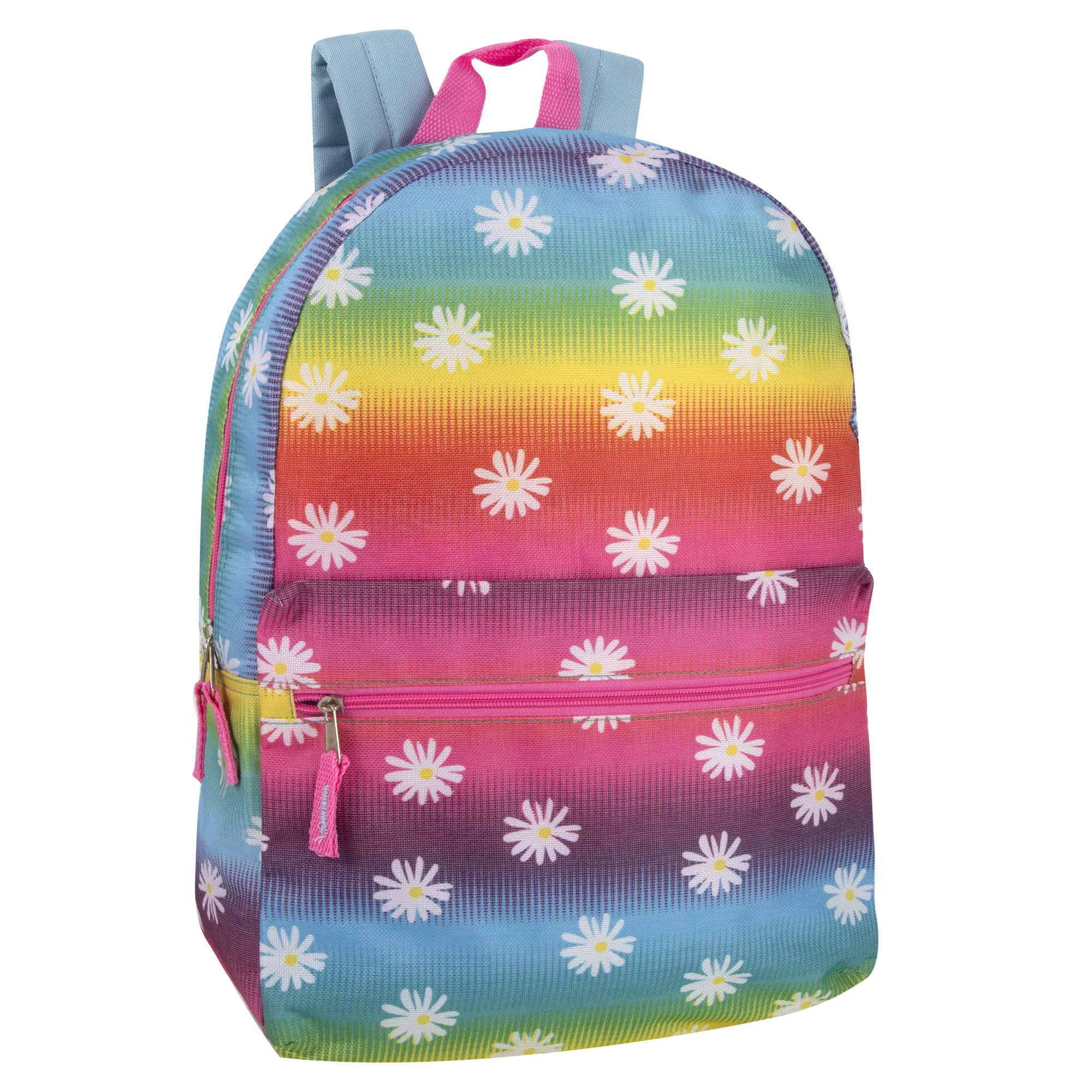 Trailmaker, 24 Pack of Wholesale 17 inch Printed Bulk Backpacks For Kids - Groovy Girls Pack