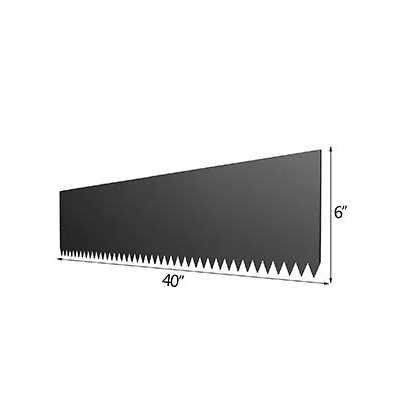 VEVOR Steel Landscape Edging 40 x Steel Edging Steel Garden Edging Border,Landscape Edging,Steel Lawn Edging,Garden - Shop Hardware Tools Online Store