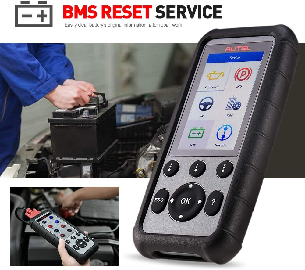 Autel 4 System Scanner MD806 Car Diagnostic Tool Diagnoses for ABS, Engine, Transmission, SRS Full OBD2 Functions Car Scanner for Both Mechanics and DIYers
