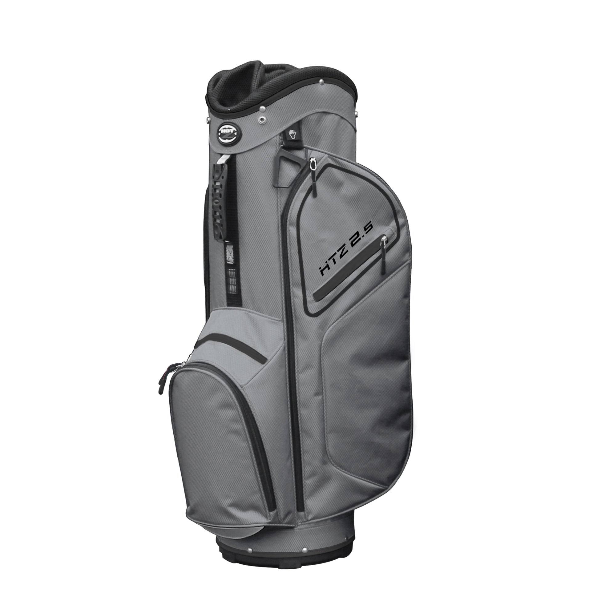 Hot-Z 02HOT25CT2011111111GBK01 2.5 Golf Cart Bag Gray u0026 Black