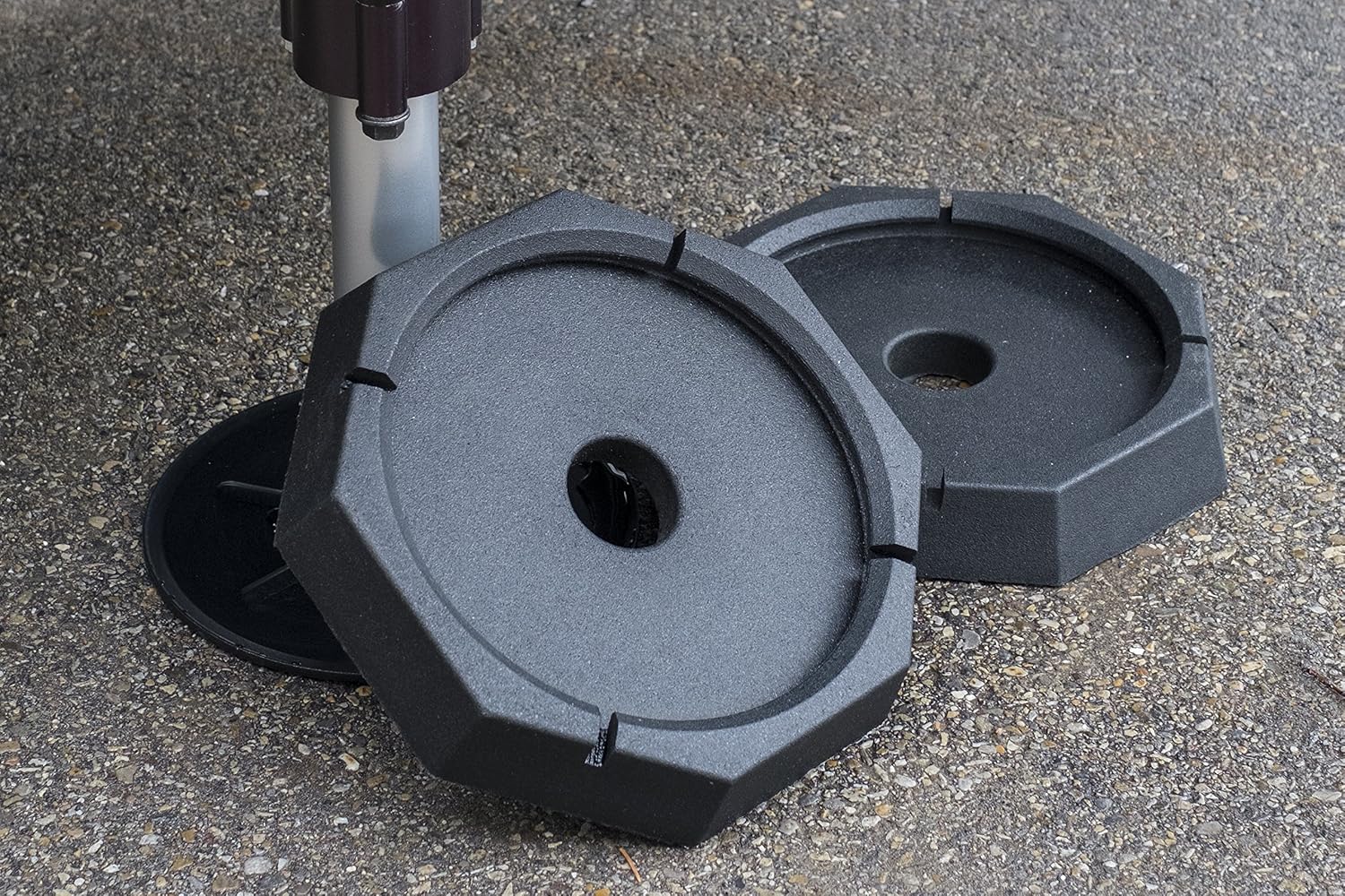 SnapPad Xtra Permanently Attached RV Leveling Jack Pad for 9 inch Round Landing Feet (Single) Pack of 2