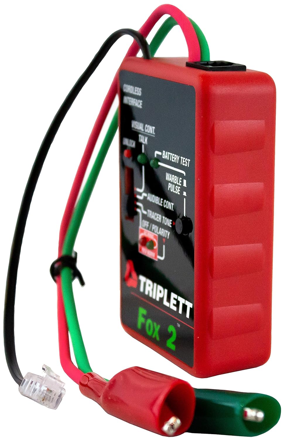 Triplett Fox & Hound Premium Tone and Probe Wire Tracing Kit Generates Multiple Tones with Adjustable Sensitivity for Electrical Wire, LAN Cable, Telephone, and More (3399)
