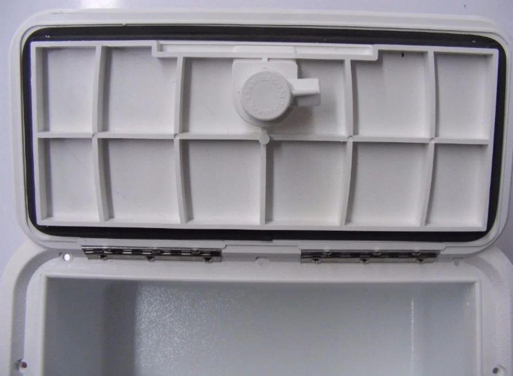 TH Marine GDS40714202D Designer Glove Box 7"x14" Cam Lock Boat Storage Hatch