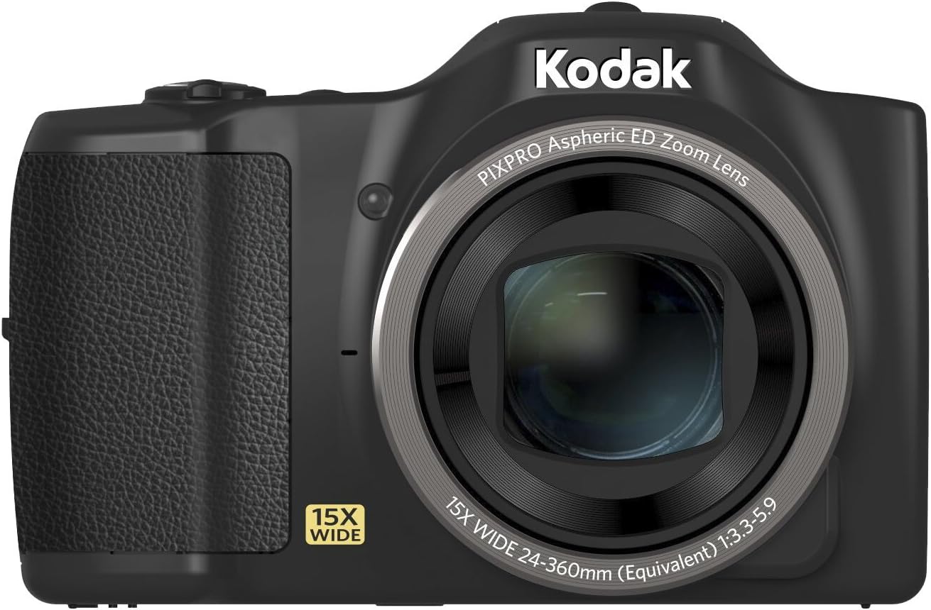 KODAK 16 Friendly Zoom Fz152 with 3" LCD, Black (FZ152-BK)