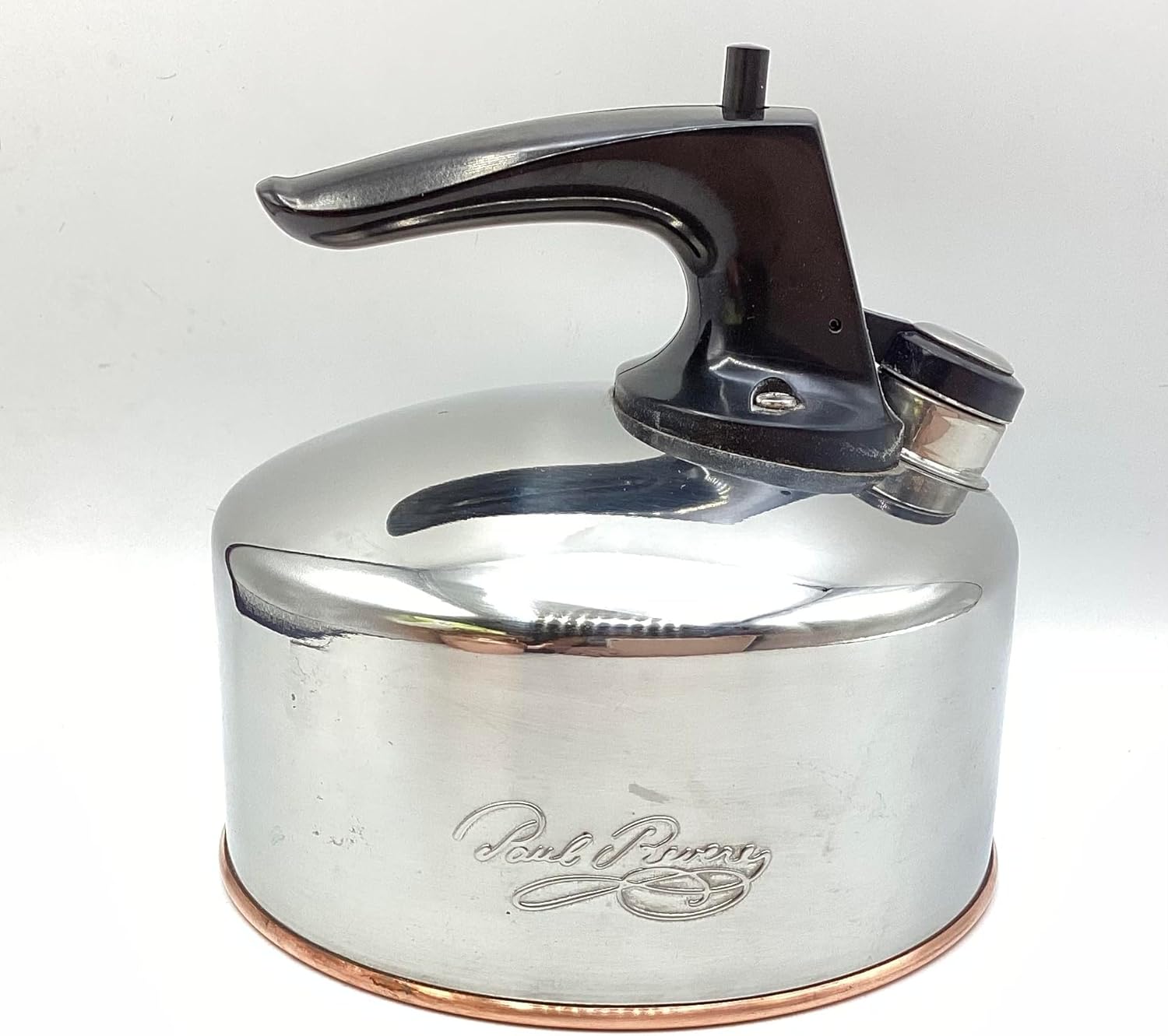 Revere 1qt. Teakettle. Stainless steel with copper bottom