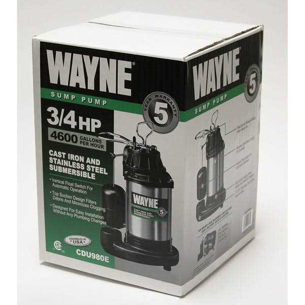 Wayne 3/4 HP Submersible Sump Pump - Shop Hardware Tools Online Store