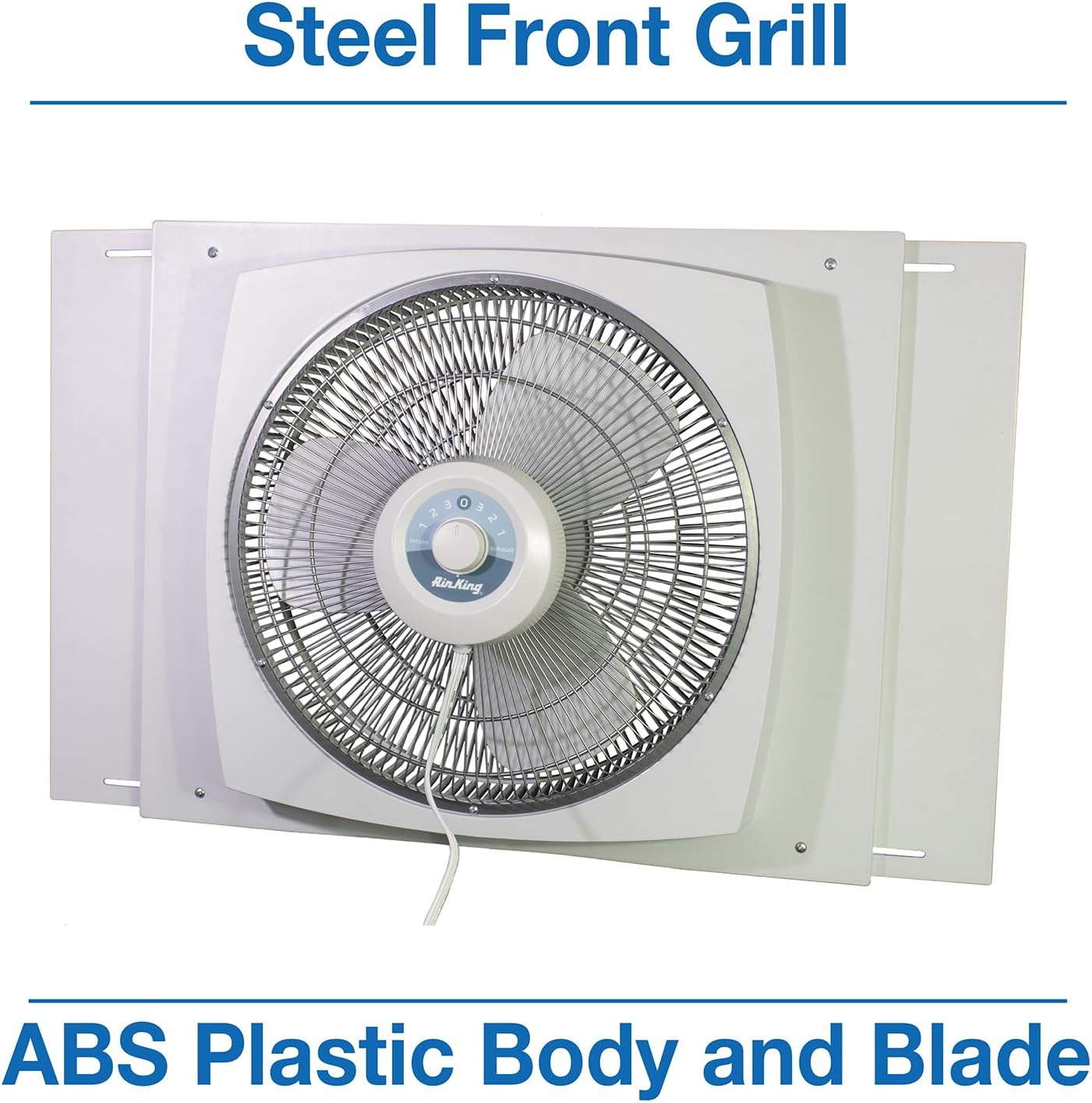 Air King 9155 Window Fan, 16-Inch,White