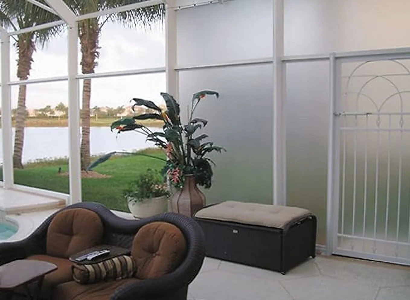 Florida Glass Privacy Screen Mesh Kit - (36 in x 100 ft) Roll of Screen & Roller Tool - Vinyl-Laminated Fiberglass Mesh Screen Roll for Pool Enclosure - Charcoal - Curated Treasures Market
