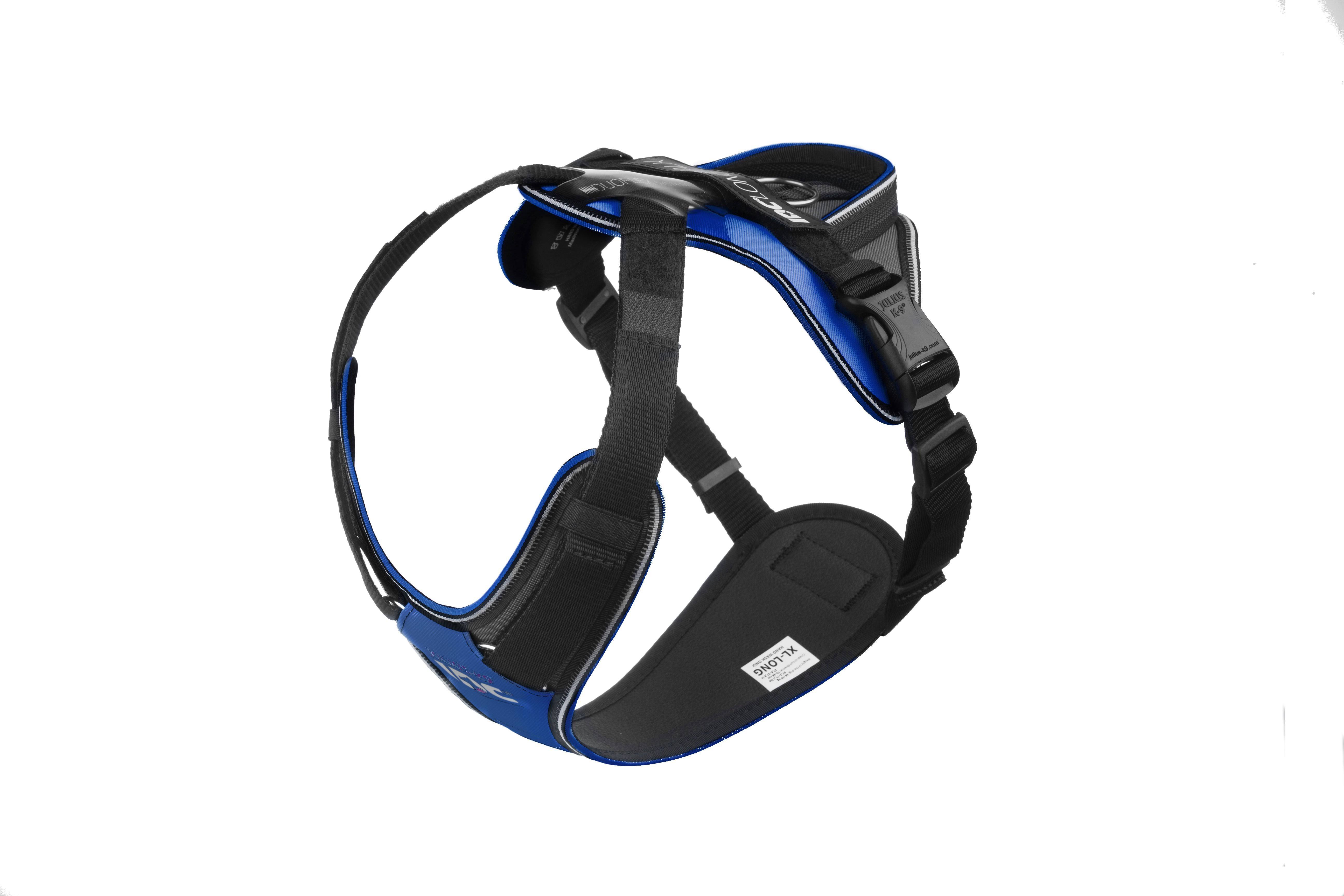 Julius-K9 IDC Longwalk Reflective Dog Walking Harness for Large Dogs, Size XL