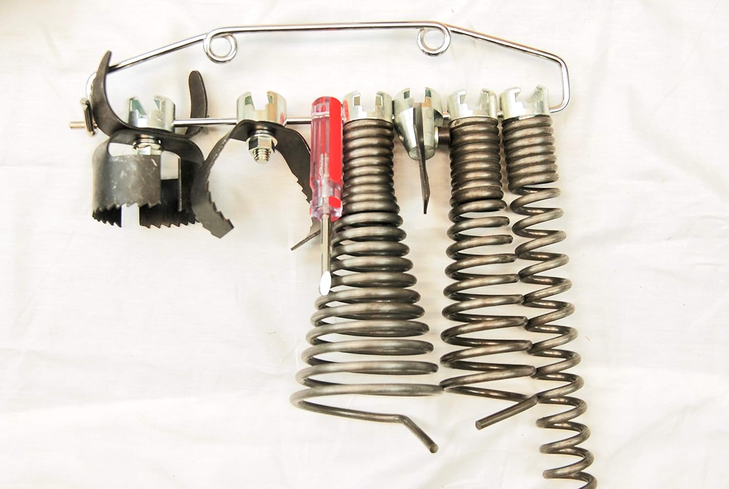 Package Deal BLUEROCK Tools SDS200 2" - 8" Sectional Pipe Drain Cleaning Machine Snake Cleaner