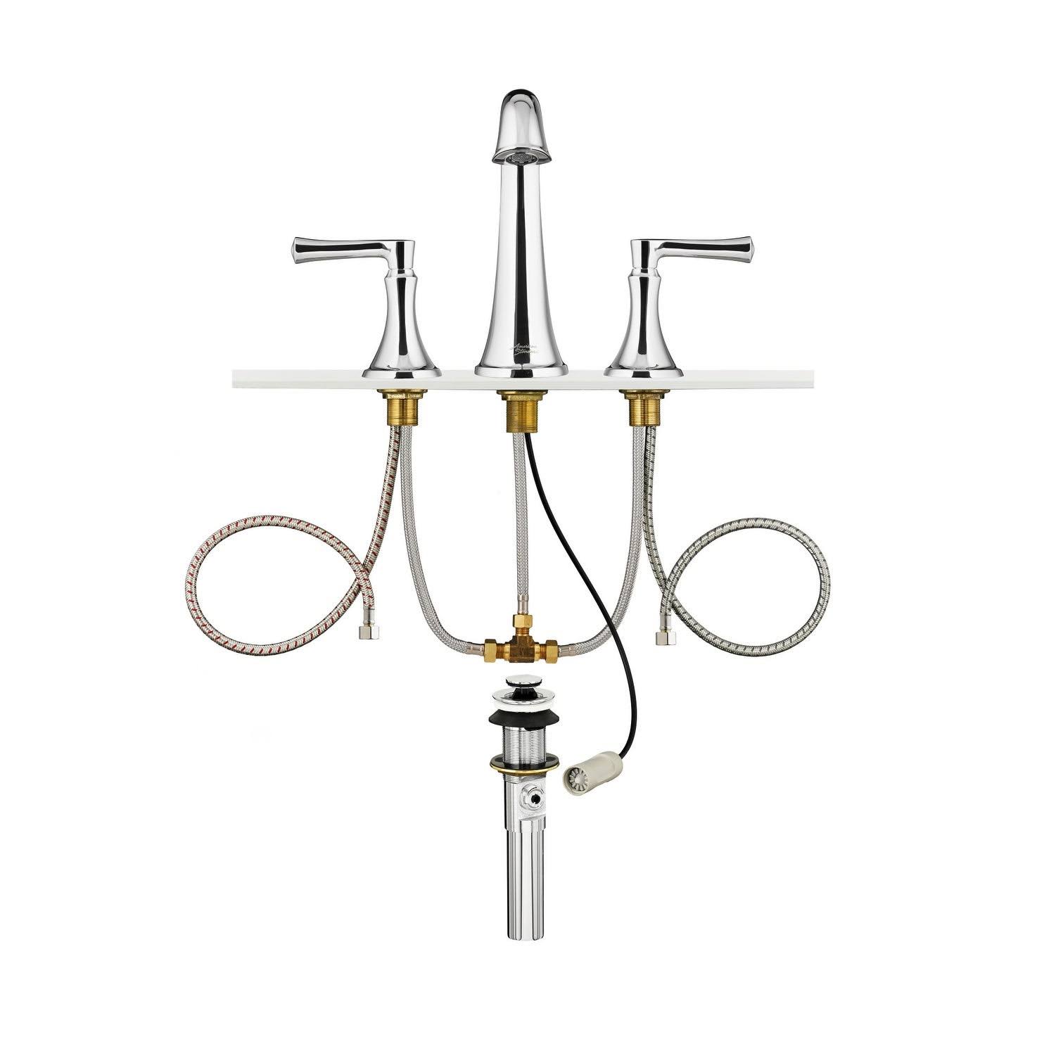American Standard 7722.801 Estate Widespread Bathroom Faucet with Speed Connect Polished Nickel