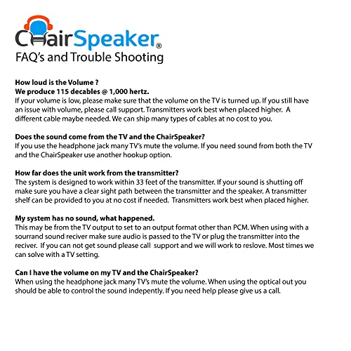 CS3 - Wireless TV Speakers for Hearing Impaired, Voice Enhancing, Near-Ear Clarity, Compatible with Most TVs & Streaming Apps