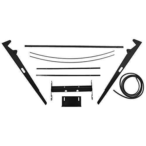 ECOTRIC Tuff Top Tractor Canopy for ROPS 48" X 52" - Green/Orange/Red/White