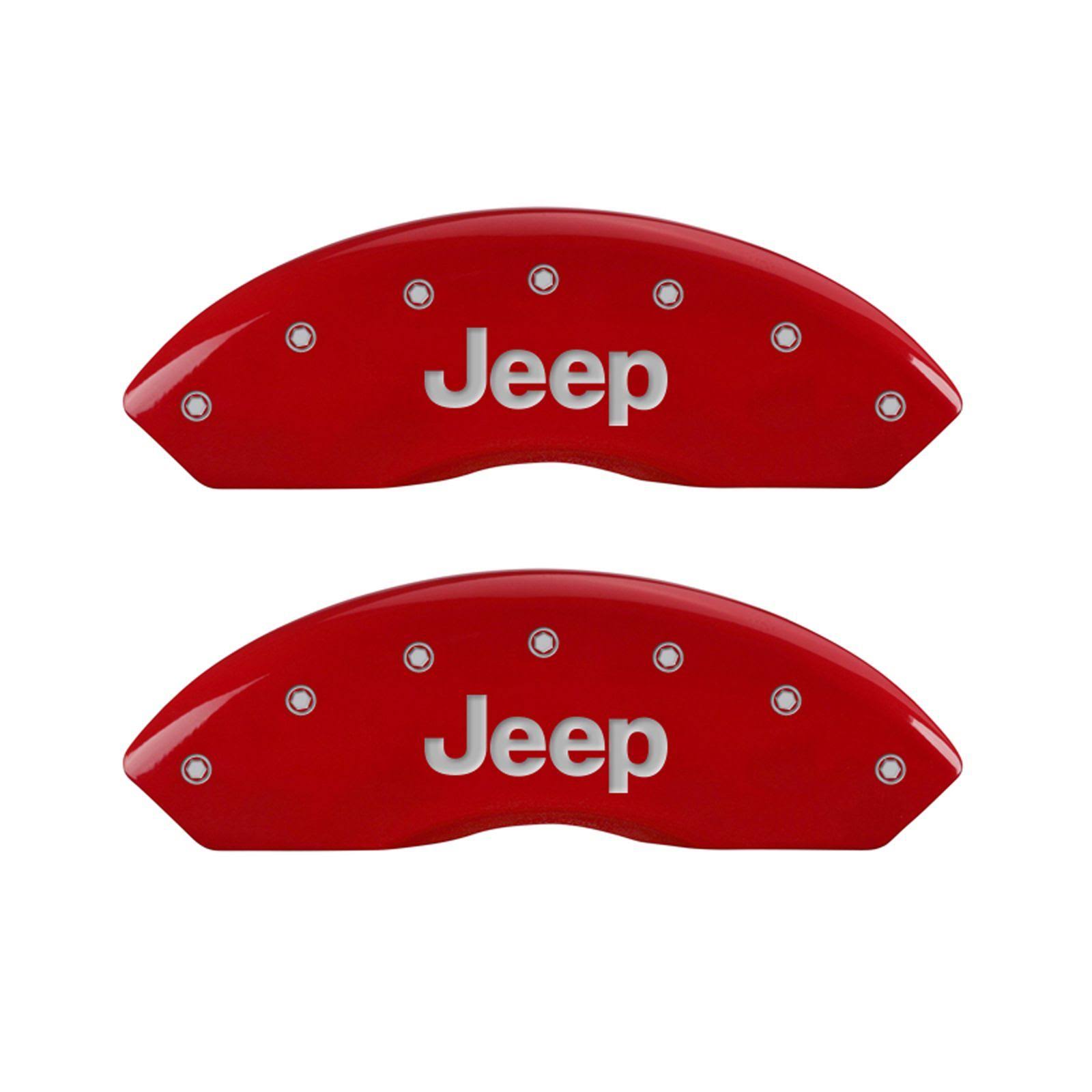 MGP Caliper Covers Jeep Wrangler (Red)