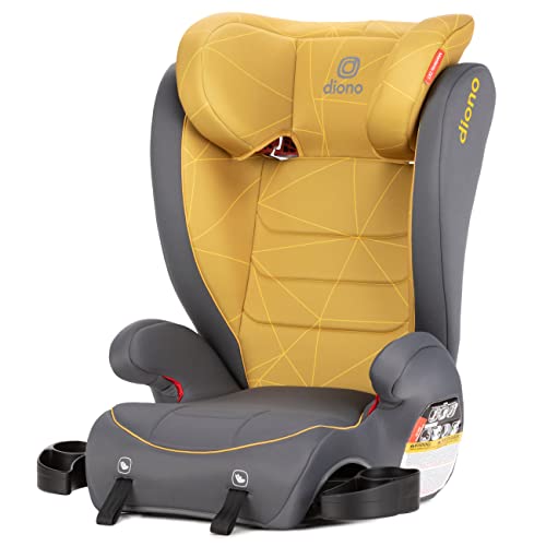 Diono Monterey 2XT Latch 2 in 1 High Back Booster Car Seat with Expandable Height & Width, Side Impact Protection, 8 Years 1 Booster, Blue