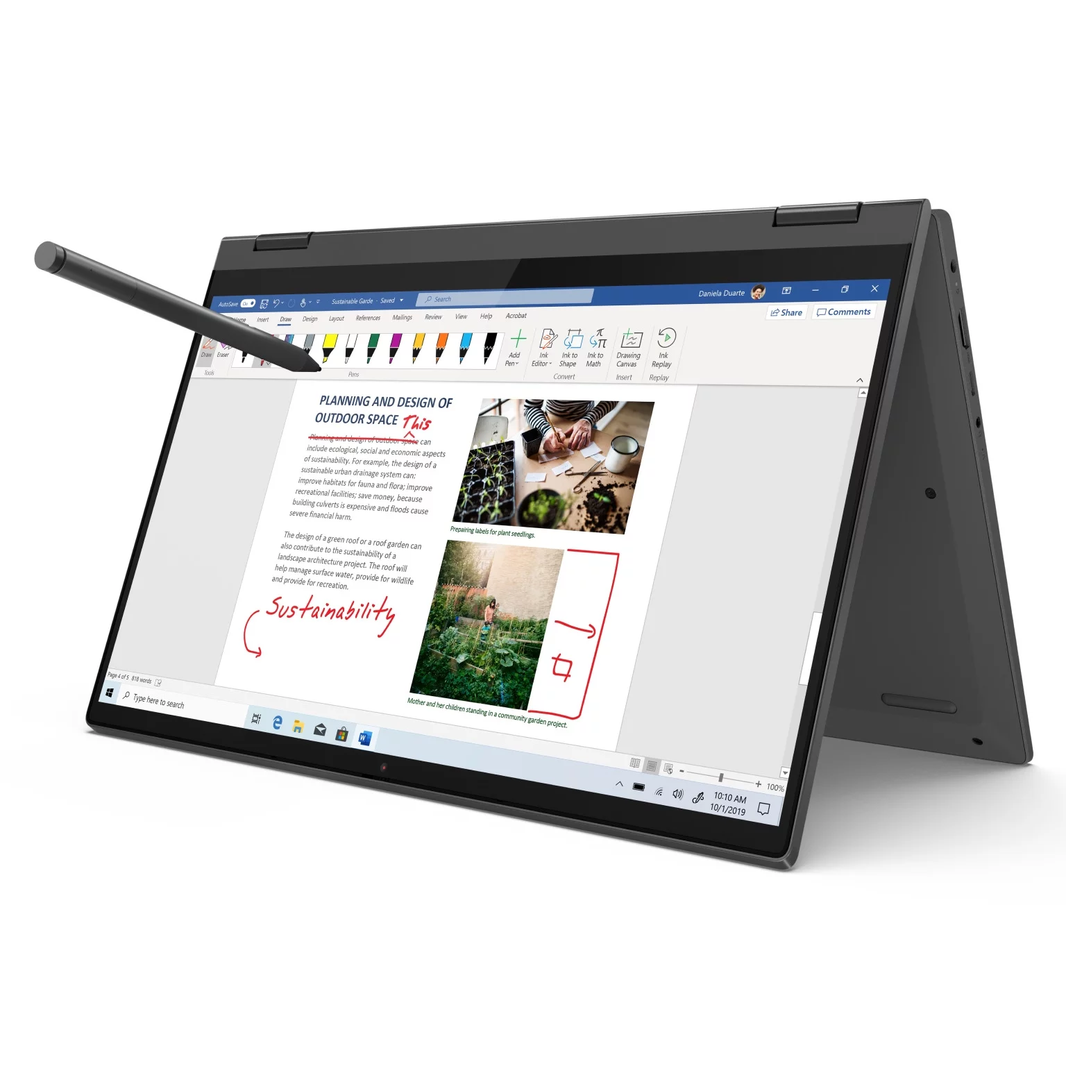Lenovo Ideapad Flex 5i 14" FHD 2-in-1 Touchscreen Laptop, Intel Core i3, 4GB RAM, 128GB SSD, Graphite Gray, Windows 10, 82HS007CUS
