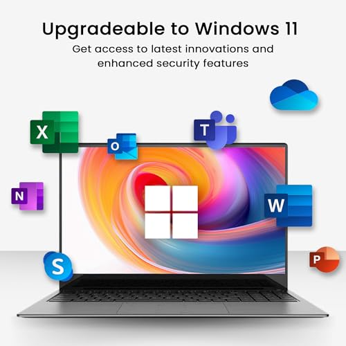 thunderb E156S 15.6" Laptop - Intel Quad-Core, 12GB RAM, 1TB SSD, Windows 11 Pro, Fingerprint, Backlit Keyboard, HDMI, Bluetooth, USB 3.0, HD Webcam, Superior Sound