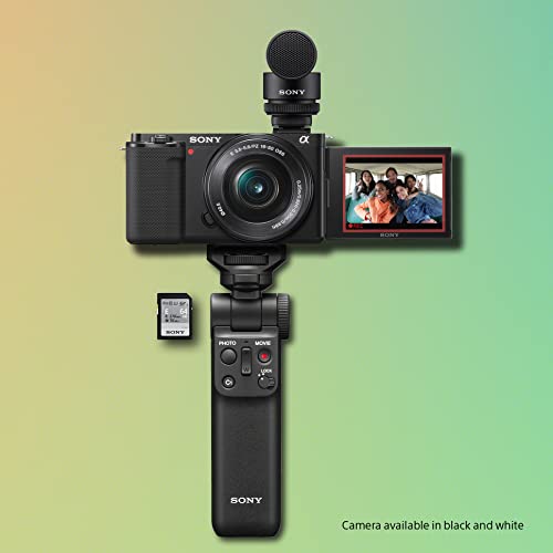 Sony Alpha ZV-E10 - APS-C Interchangeable Lens Mirrorless Vlog Camera Kit - Black