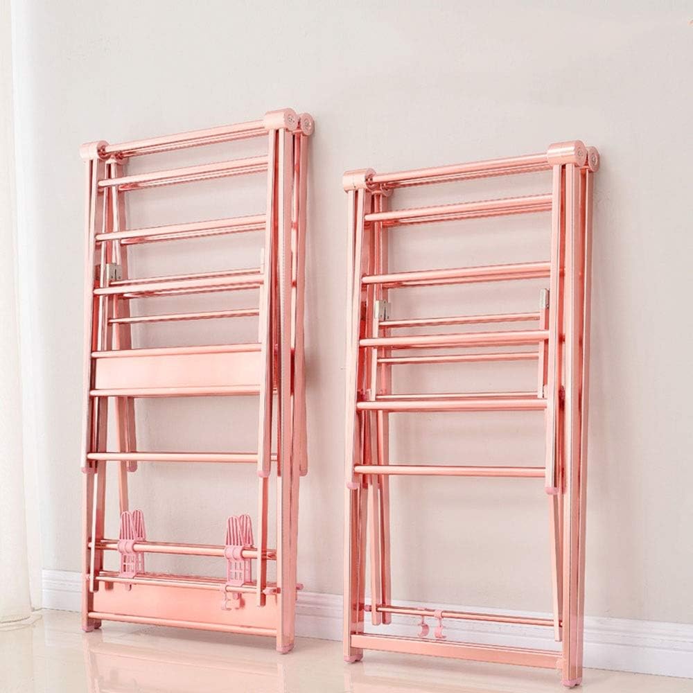 Folding Space-Saving hes Airer for Utility Room & Kitchen Drying Rack with Plenty of Space for Laundry for Easy Storage