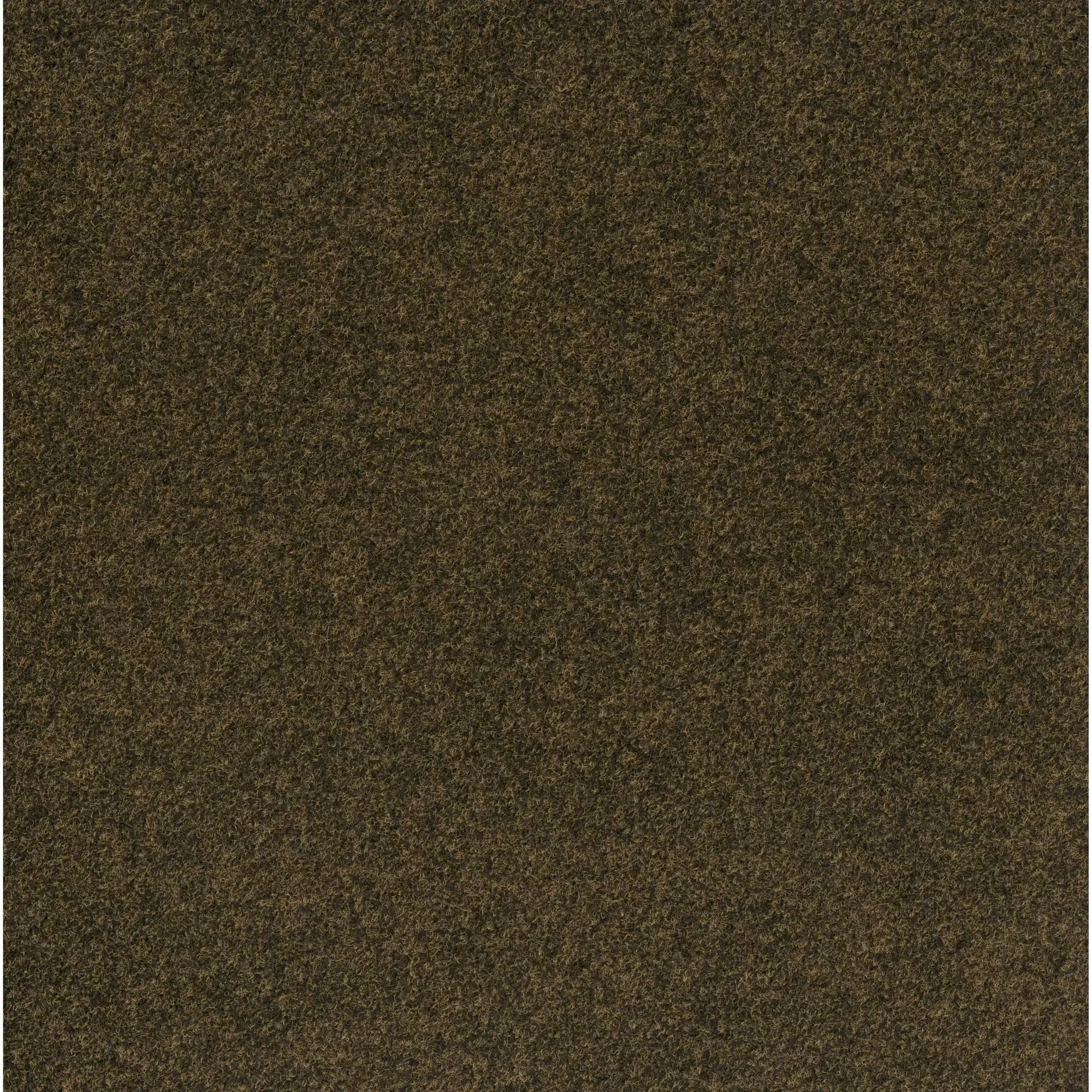 Foss Floors Peel and Stick Grizzly Grass Turf Carpet Tile (15 Tiles/Case) D58 Pecan
