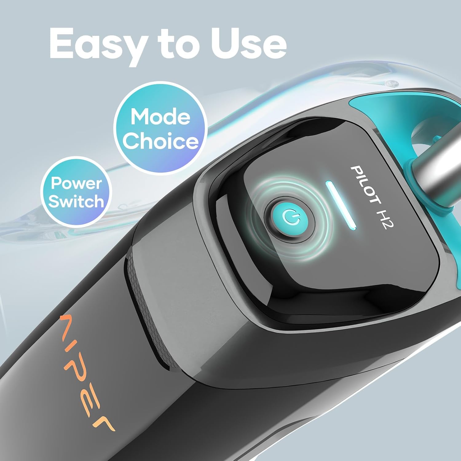 AIPER Cordless Pool Vacuum Cleaner, Handheld Rechargeable Swimming Pool Vacuum, 29 GPM Strong Suction, Two Cleaning Modes, Hot Tubs Spas Pool Vacuum for Above & In-ground Pools (2024 Upgrade)