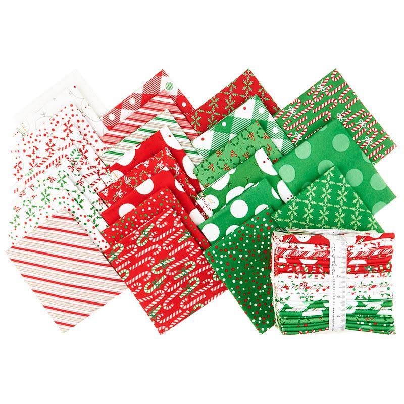 Moda Fabrics Merry and Bright Fat Quarter Bundle
